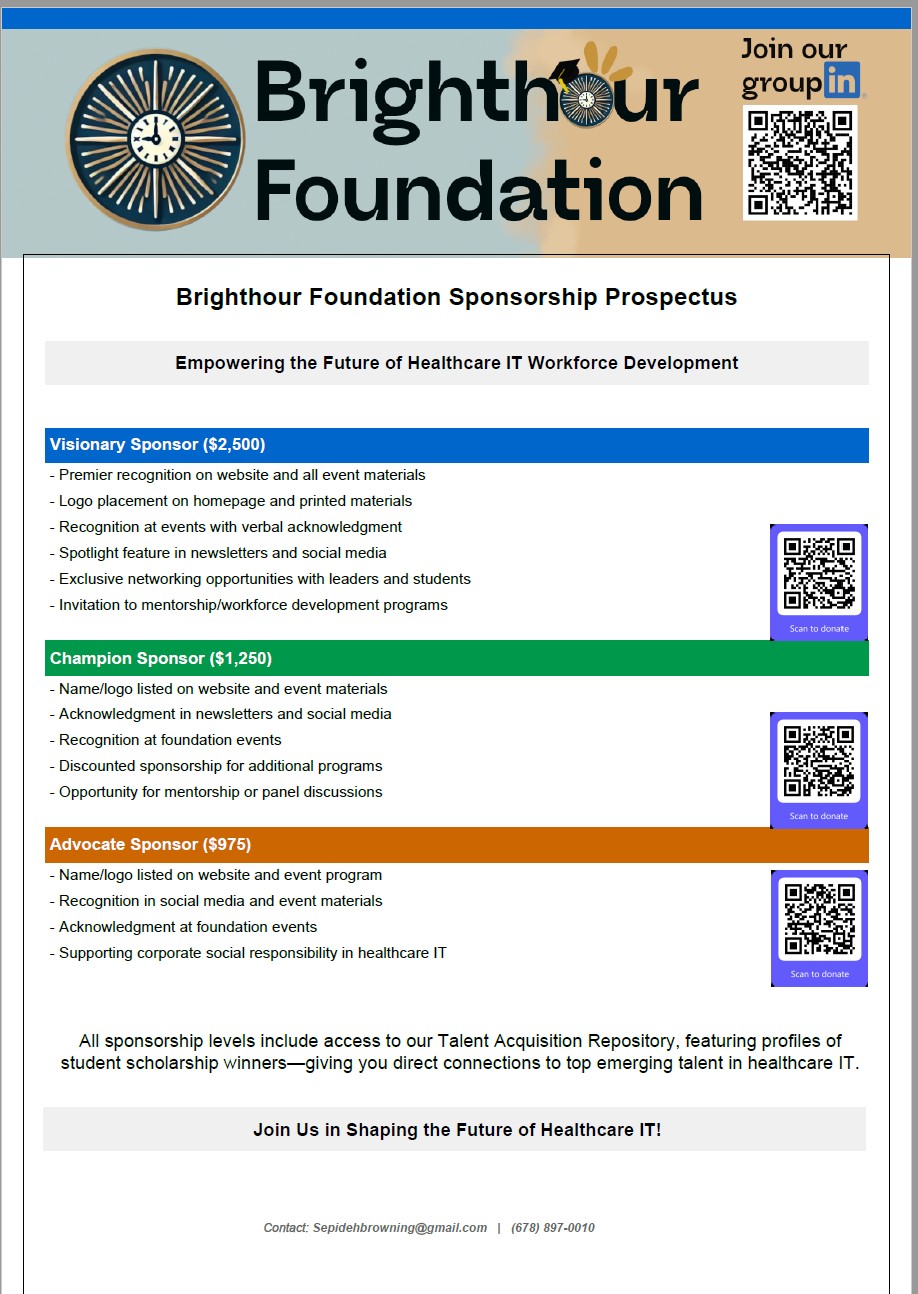 BH Foundation Sponsorship Prospectus Snip it
